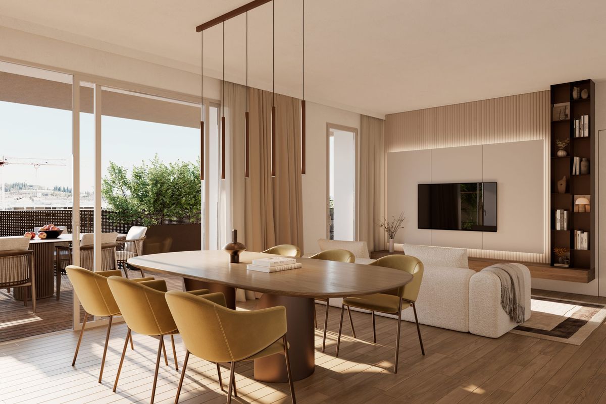 Render interni fotorealistico